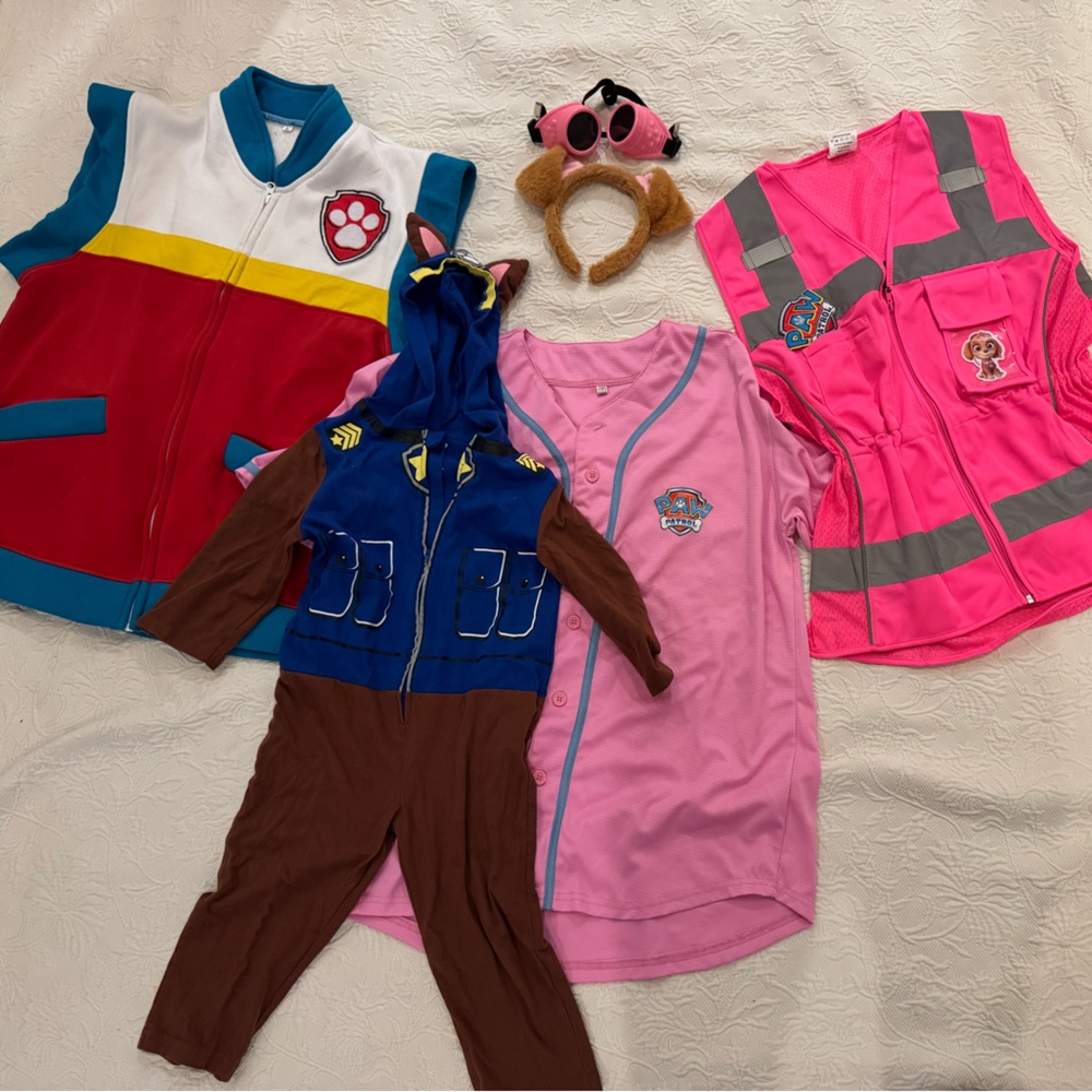 Paw Patrol Halloween Full Set for Kids (Size 3T) | Adult Items Included!